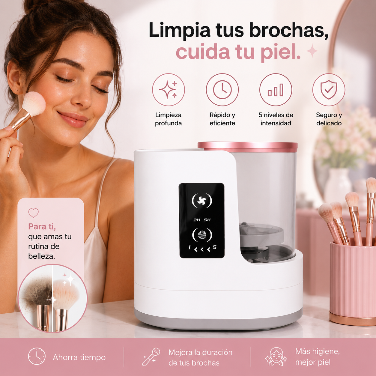 Limpiador de Brochas Eléctrico